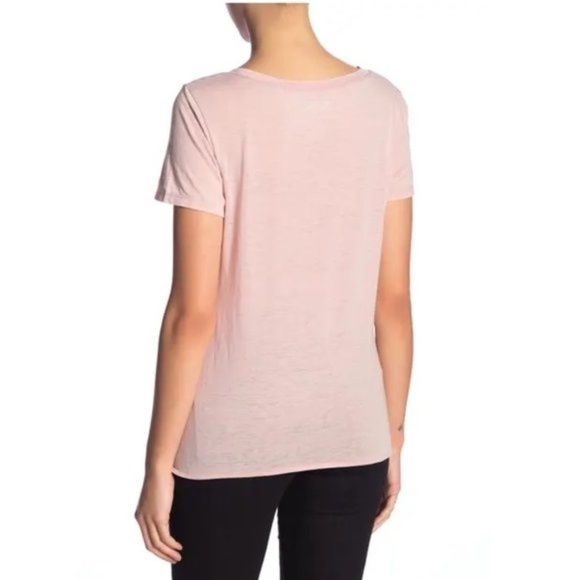 Susina Burnout Tie Hem T-Shirt - Picture 2 of 6